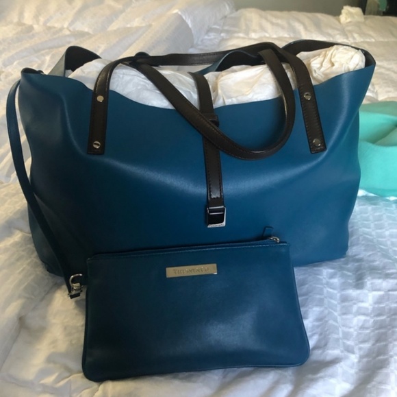 Tiffany & Co. Handbags - Tiffany & Co. smooth calf skin tote+wallet set💎